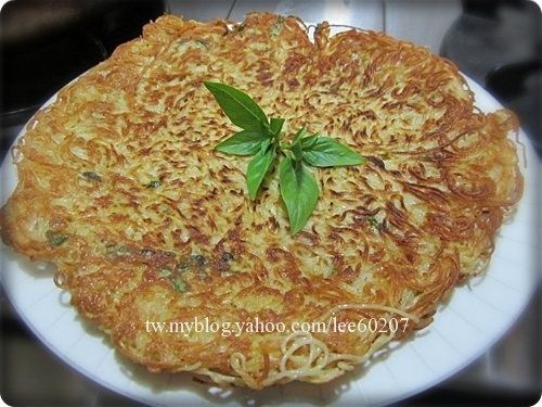 素食 茶油麵線煎