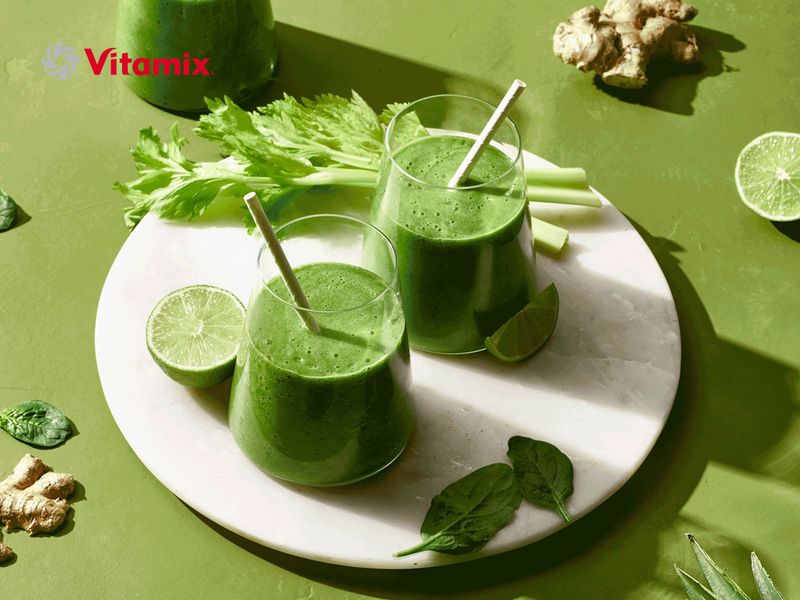 能量綠拿鐵|Vitamix調理機