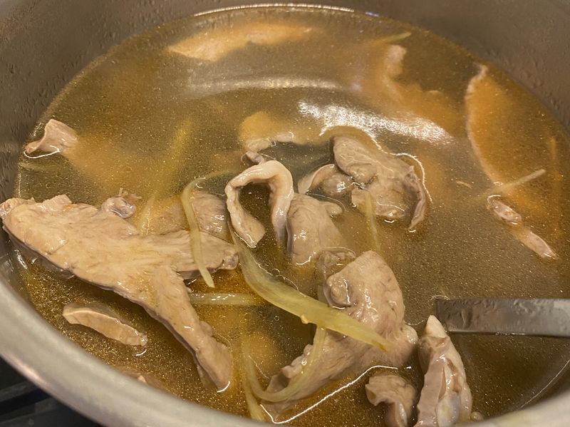 麻油豬心湯
