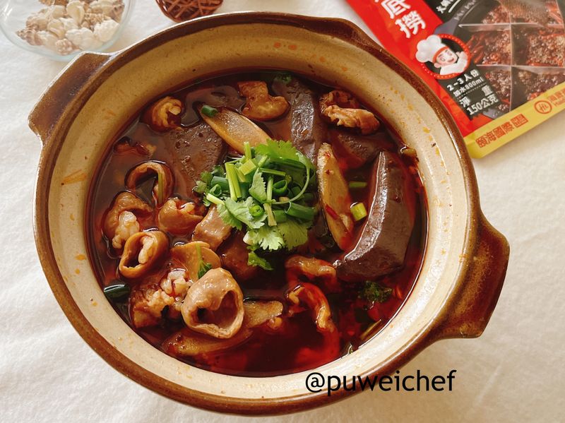 麻辣肥腸鴨血