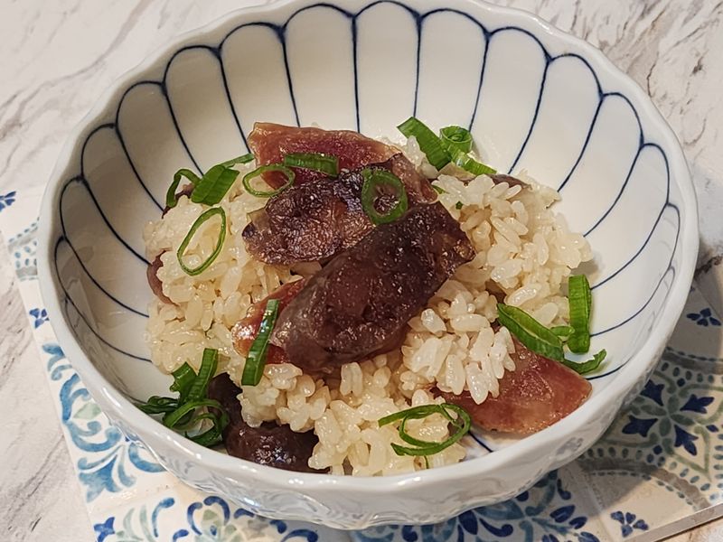 蒜香臘腸飯