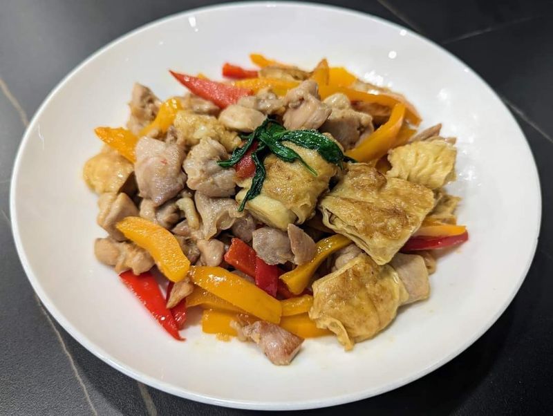 醬炒豆腸雞丁