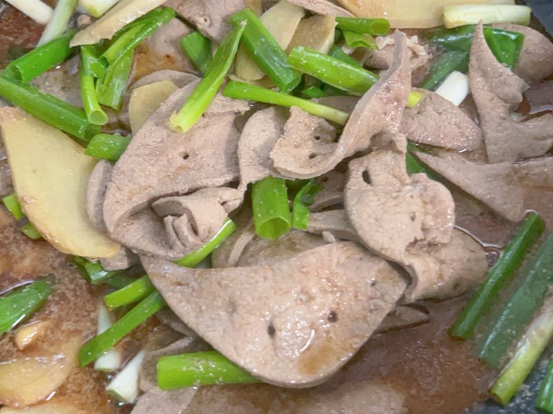 麻油小豬肝