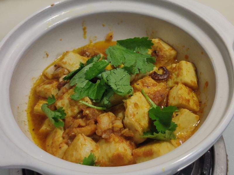 蟹黃豆腐煲