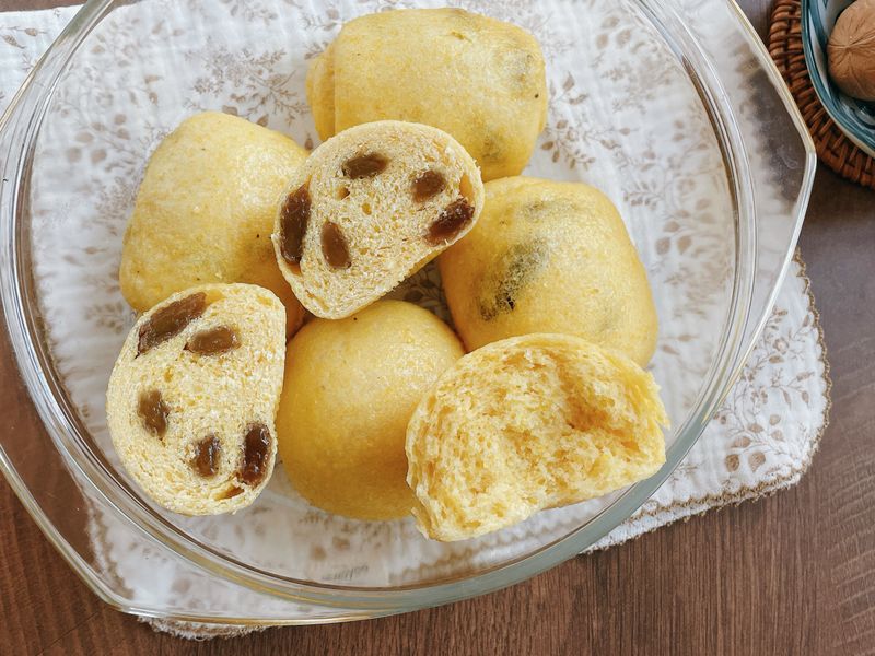 「粗糧細作」玉米麵饅頭