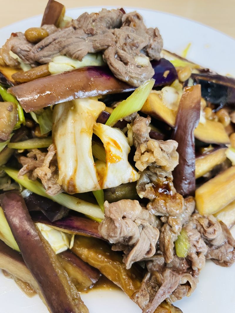 牛肉茄子納豆｜過熱水蒸氣烤箱微波爐