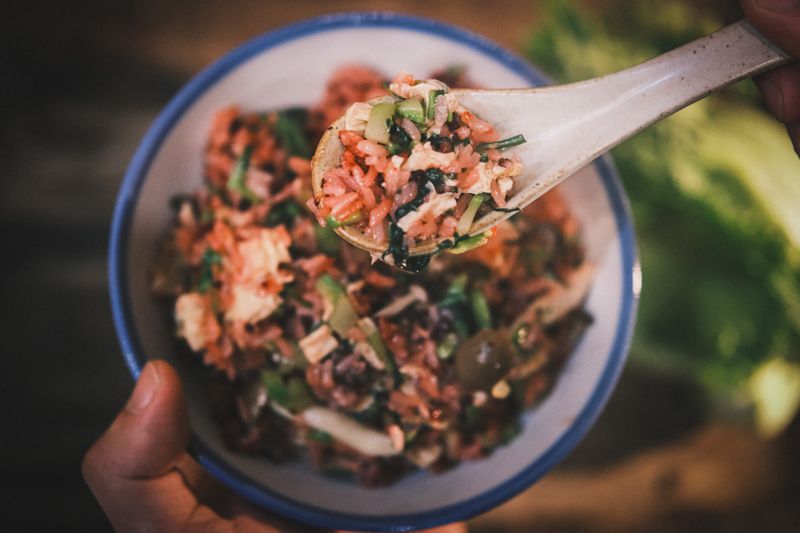 豆香紅麴菜飯|雨水節氣料理
