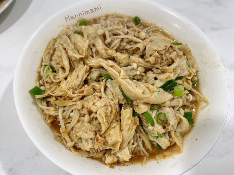 沙茶金針菇豆皮