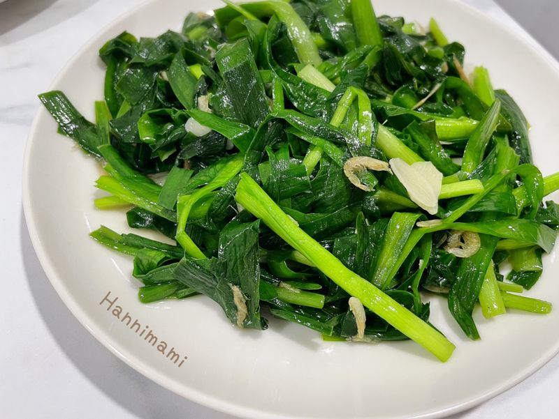 蝦皮炒韭菜