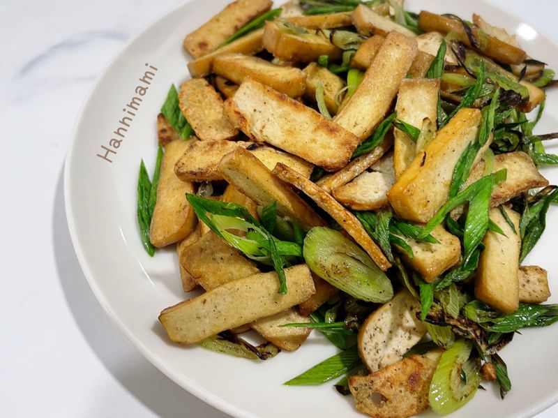 乾煸蒜苗豆乾