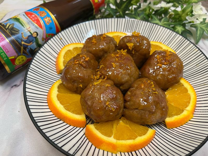 橙汁肉丸