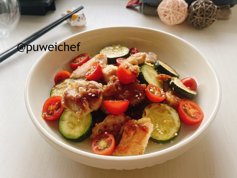 雞腿肉溫沙拉