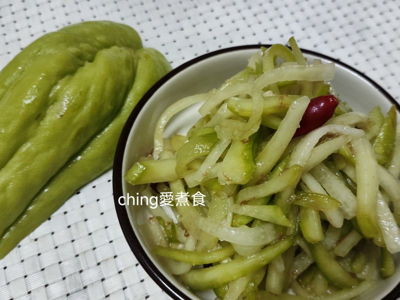 10分分鐘做漬菜-梅香佛手瓜