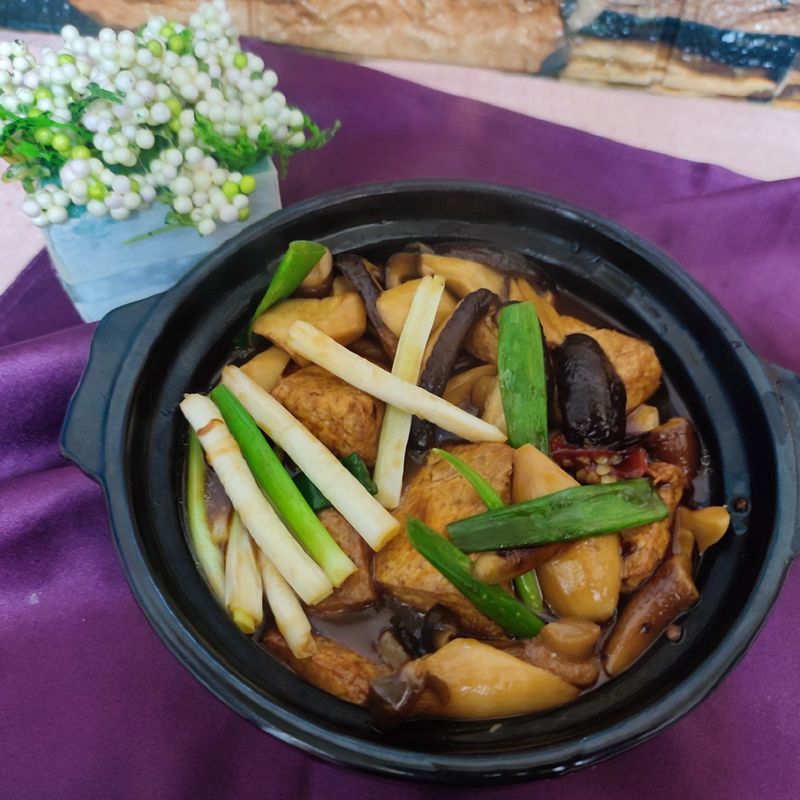 雙菇燒豆腐