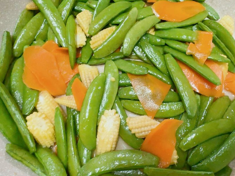 甜豆炒玉米筍