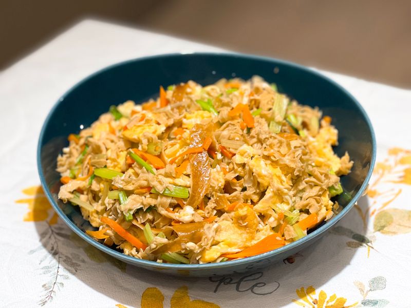 炒豆皮