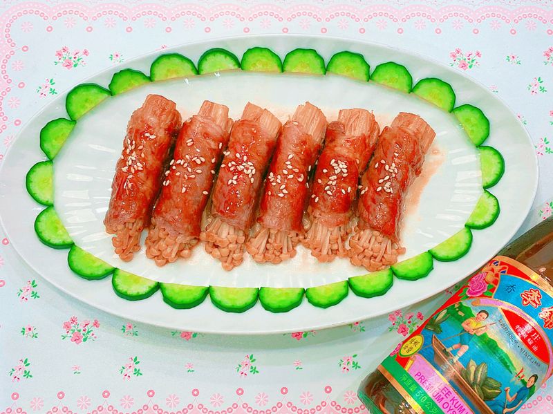 金針菇豬肉捲