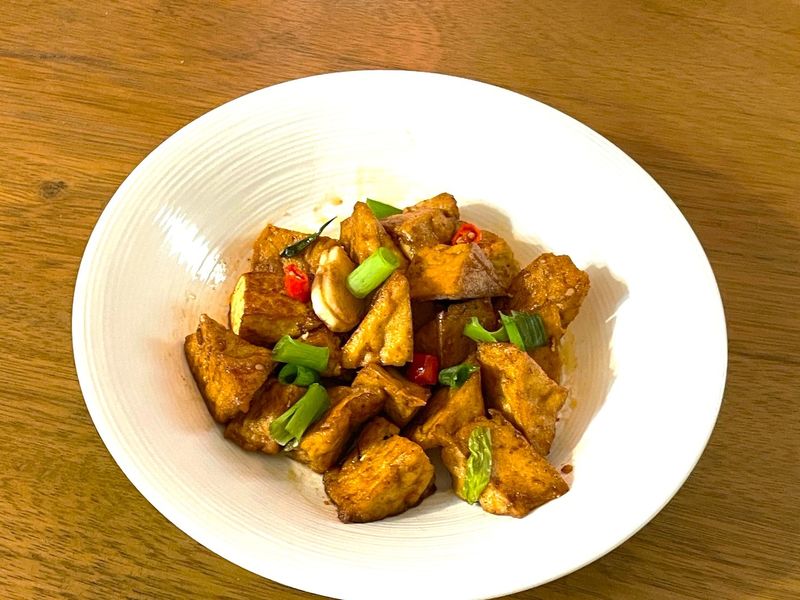 宮保油豆腐