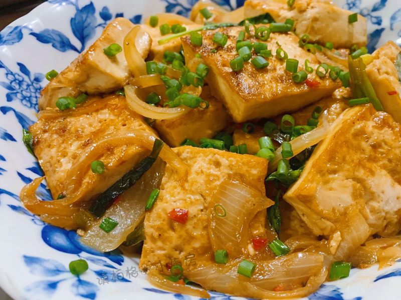 蔥燒板豆腐