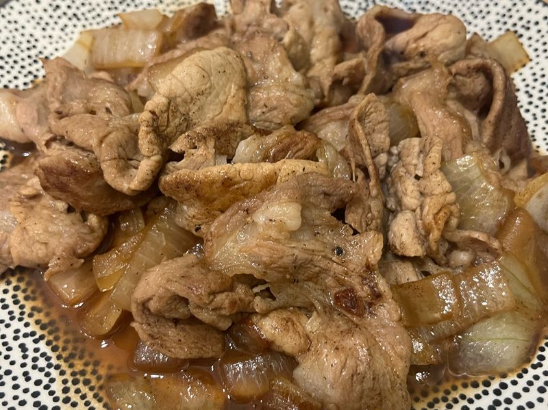 洋蔥炒豬肉