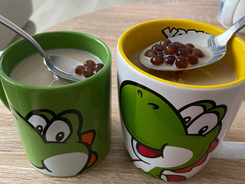 粉圓紅茶豆漿