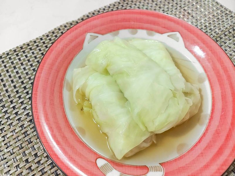 日式和風高麗菜捲︱免開火