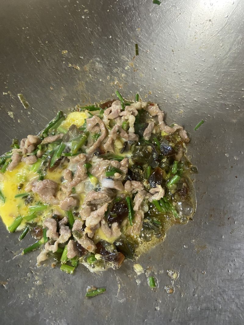 雙蛋拌肉