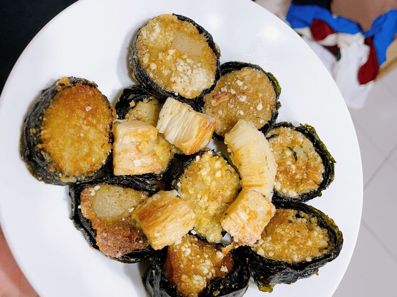 金針菇海苔捲