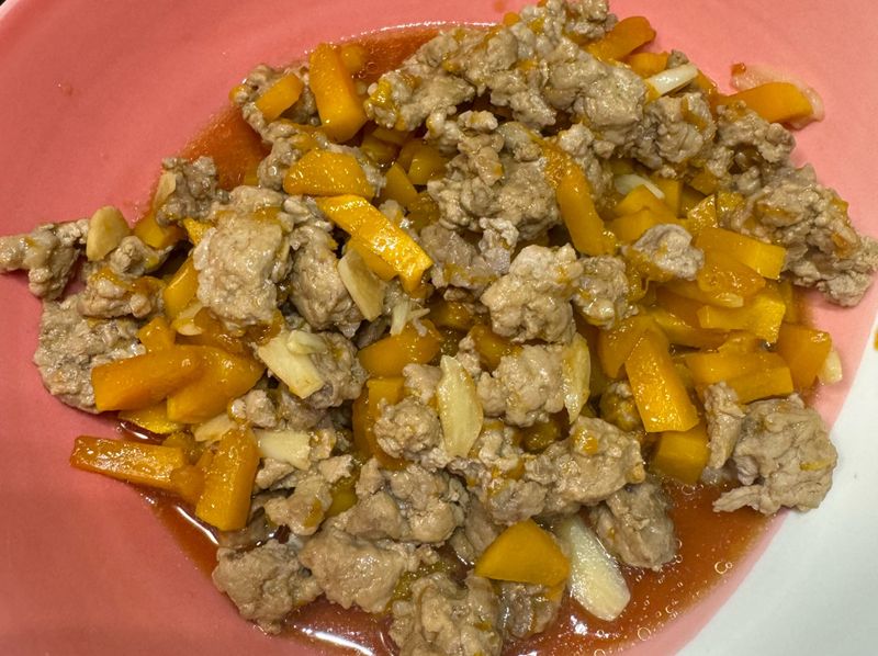 南瓜肉末