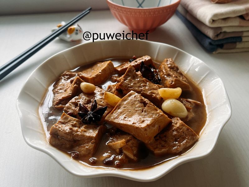 椒麻醬油豆腐