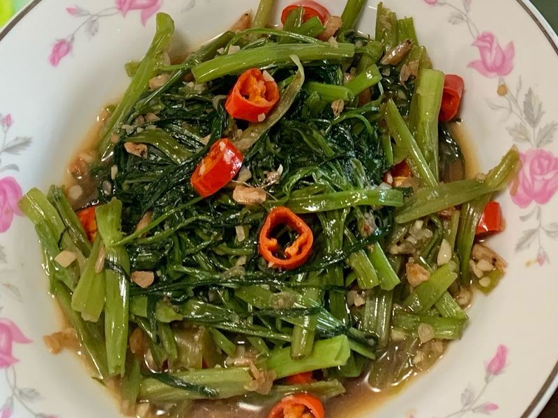 蝦醬空心菜