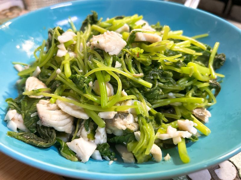 莧菜鯛魚片