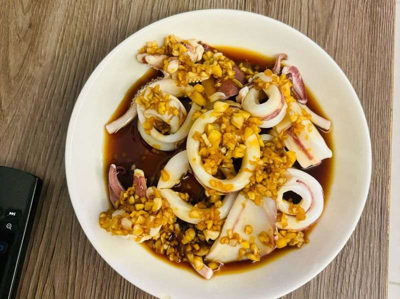 蒜泥透抽