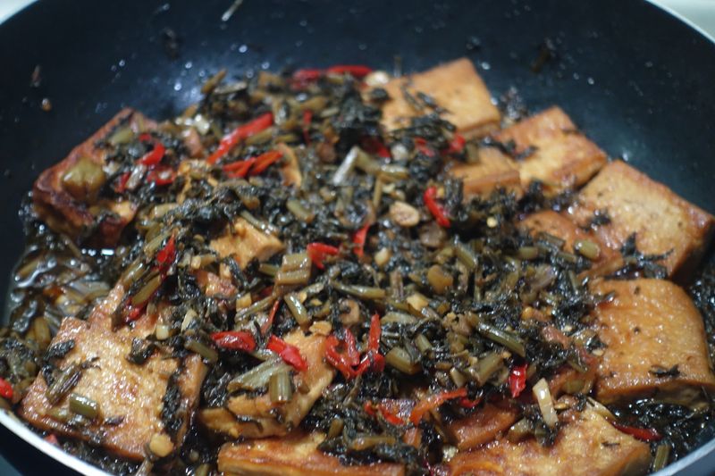 雪菜燒豆腐