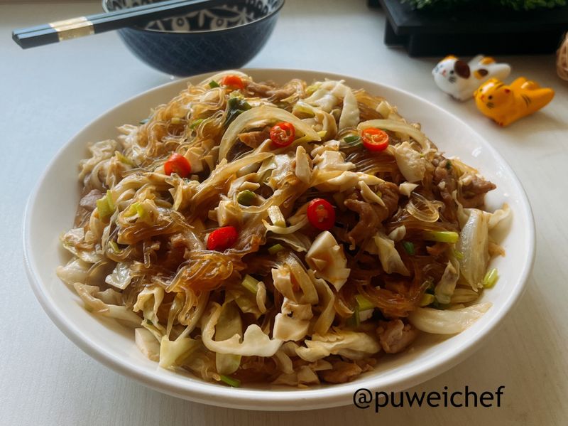 鹹蛋炒粉絲