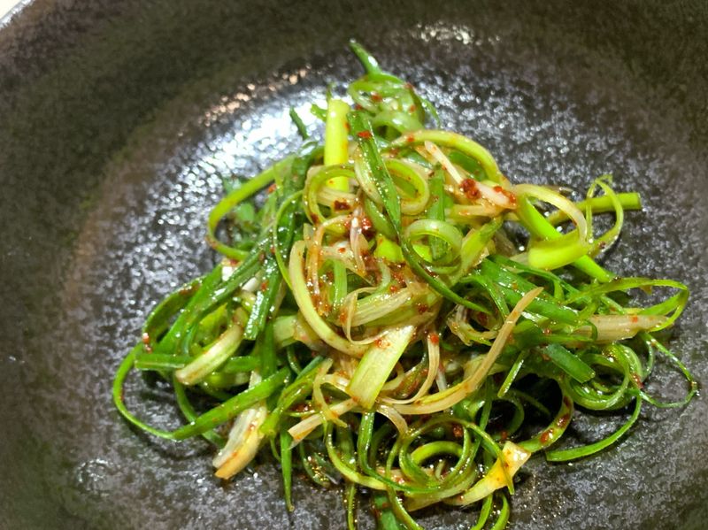 涼拌蔥絲