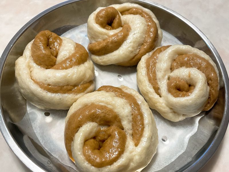 雙色饅頭