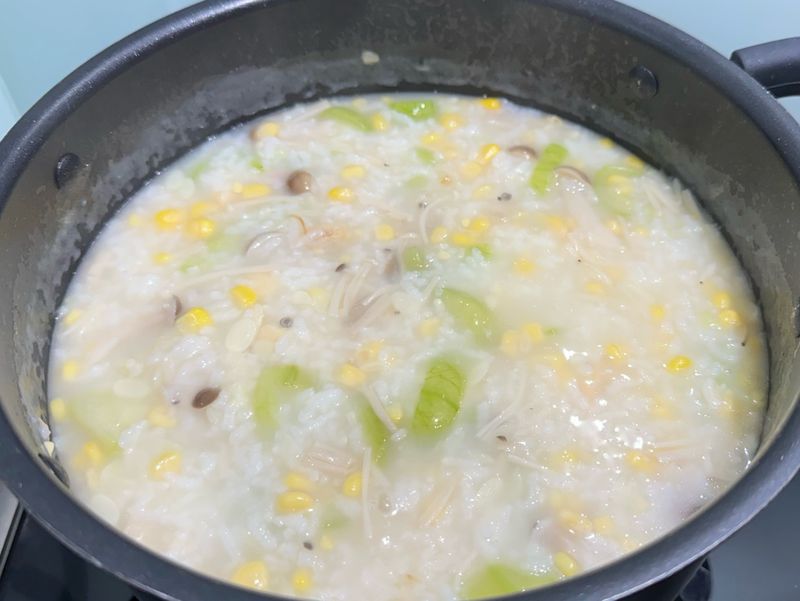 絲瓜干貝粥