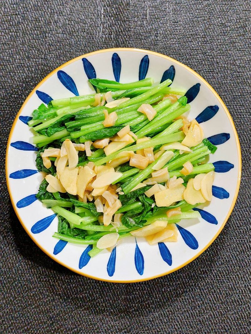 干貝扒菜膽