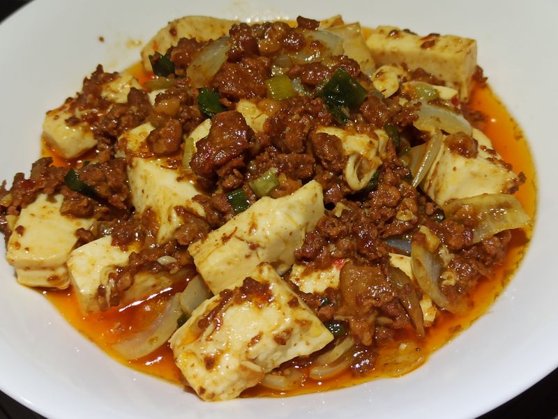 肉醬燒豆腐