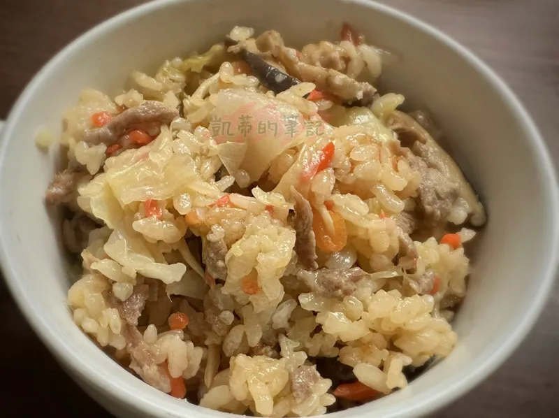 《饗一道》鮮蔬豬肉炊飯