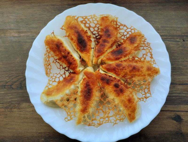 冰花煎餃