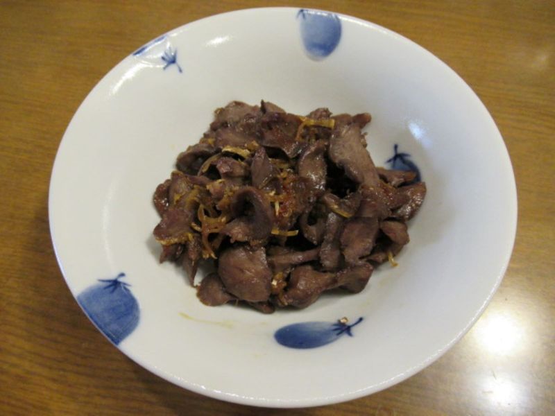 麻油豬心