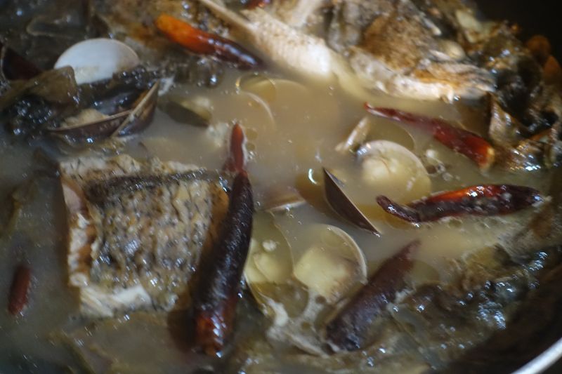 梅干菜鱸魚湯