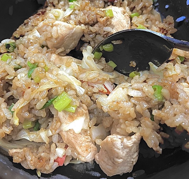雞胸肉胡椒飯