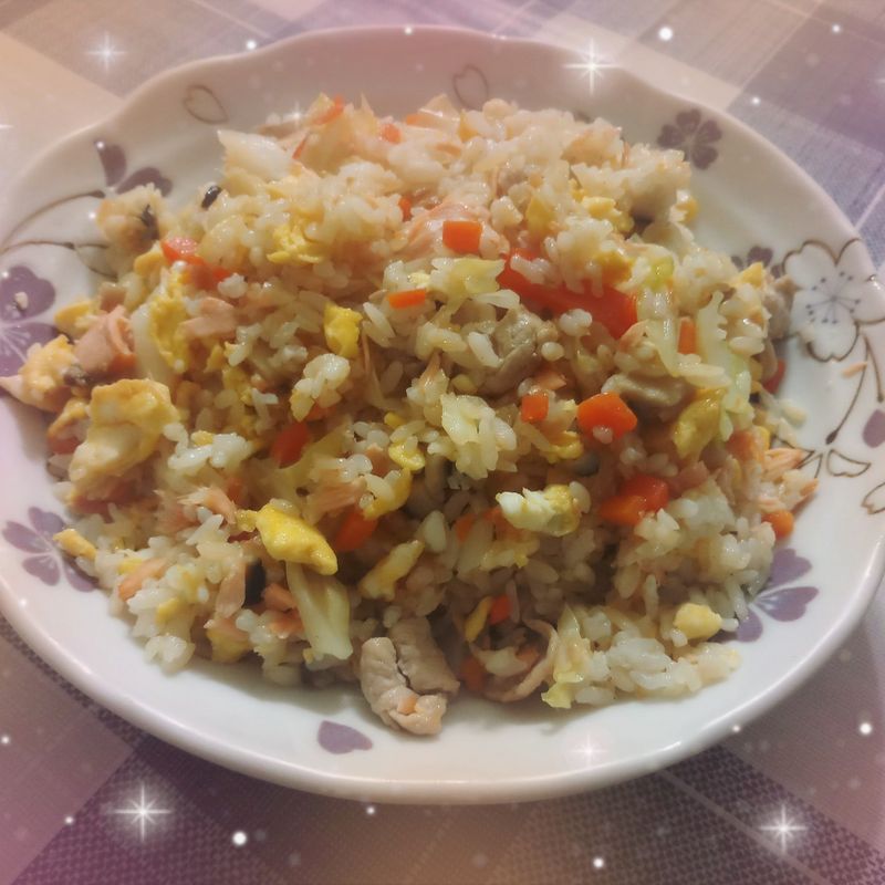 鮭魚炒飯