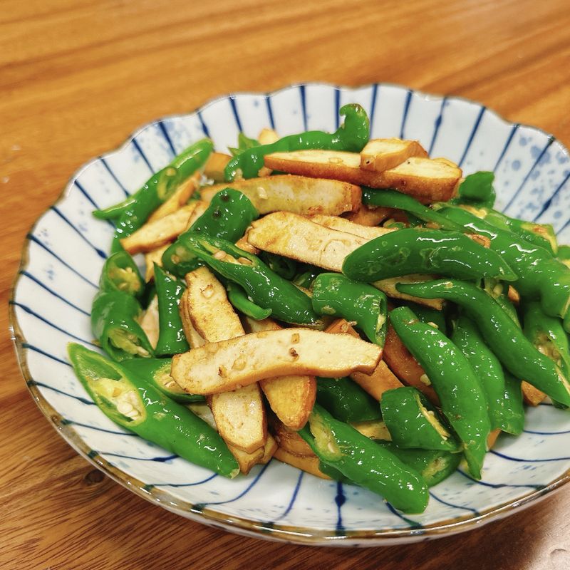 青龍椒炒豆乾
