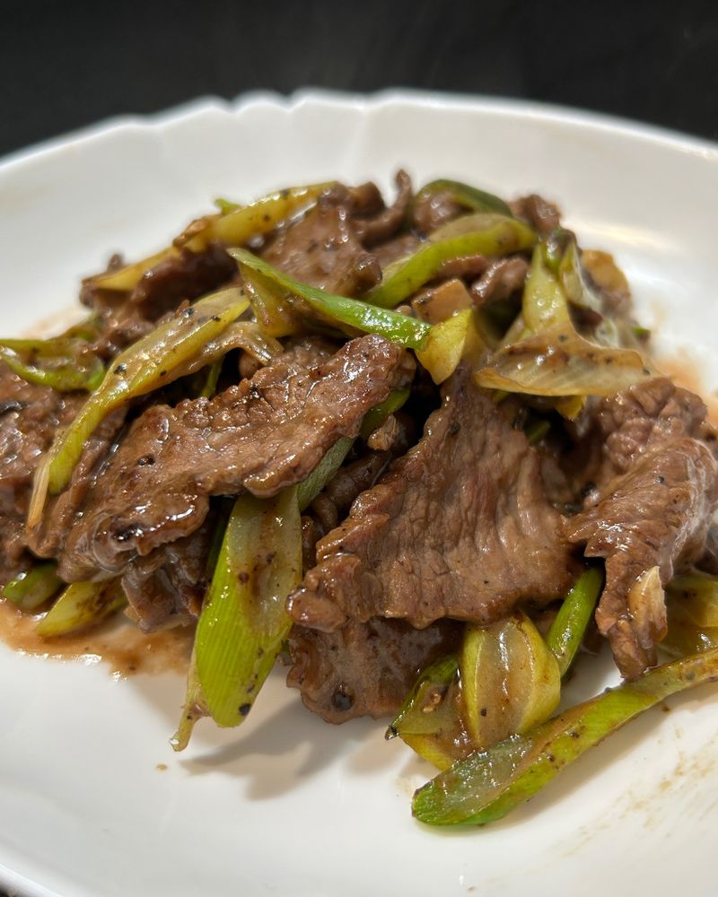 大蔥蔥爆牛肉