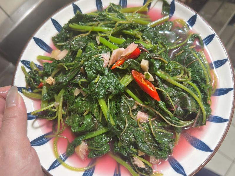 清炒紅莧菜