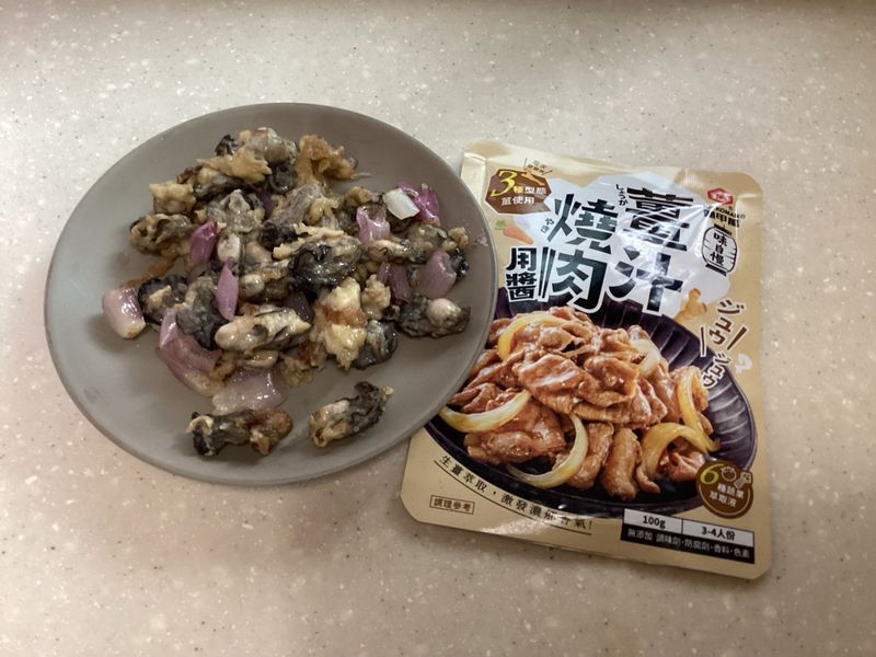 龜甲萬味自慢–薑汁燒肉用醬-炸蚵仔